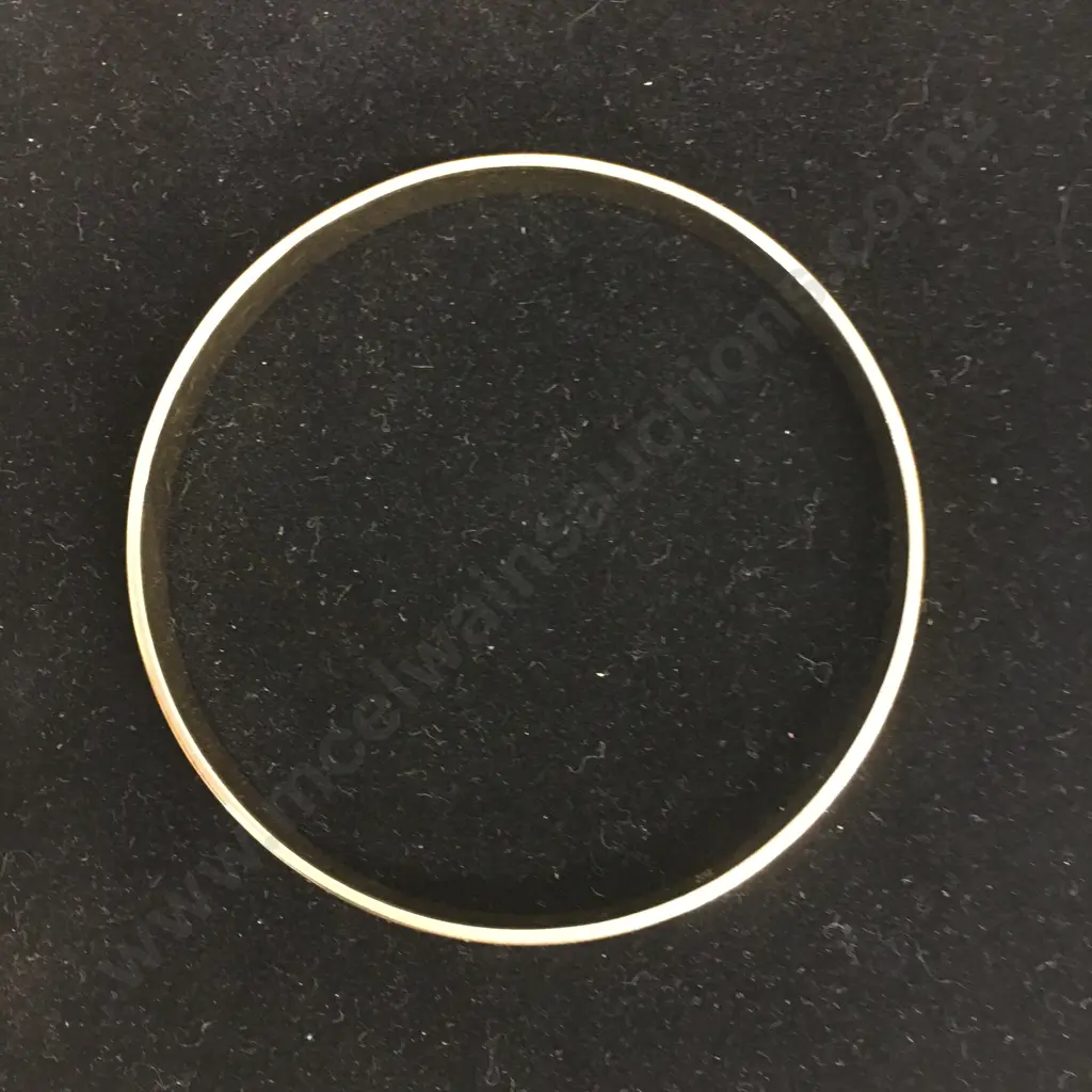 Gold Bangle Stamped 9ct. 32gm Image 1++